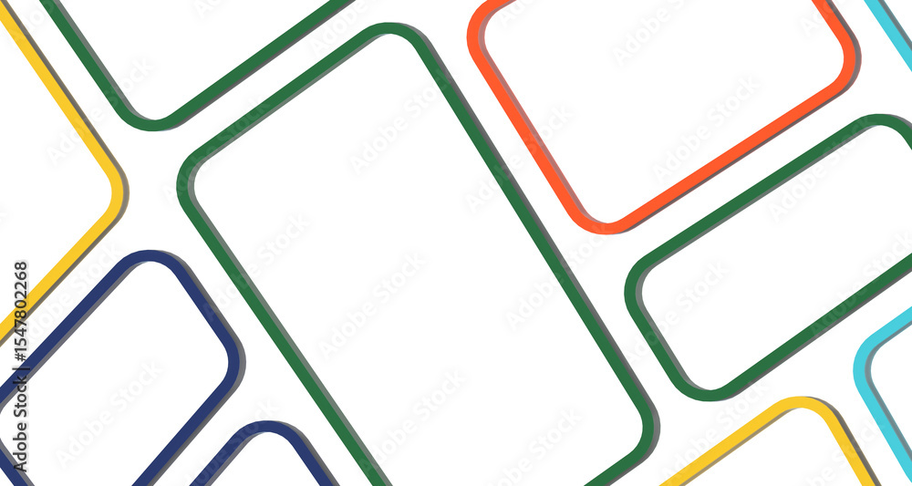 Fototapete mosaic triangular low poly style abstract geometric background - divider 3d