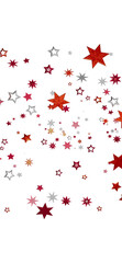 Festive background with red and silver stars. Perfect for holidays, celebrations, and more!