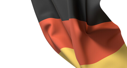 Naklejka premium The German flag waving proudly Germany Flag