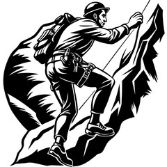 Fototapeta premium vector illustration of a warrior