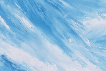 Fototapeta premium Abstract Blue and White Paint Texture Background