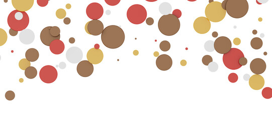 Multicolor confetti abstract background with a lot of falling pieces, isolated on a white background. Festive decorative tinsel element for design
