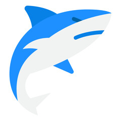 Shark Illustration for Marine Advertising