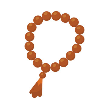 Tasbih Prayer Beads Vector Illustration Islamic Rosary