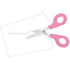 Scissors Cutting Paper