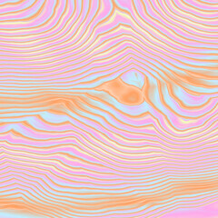 Pastel Topographic Wavy Lines in Peach and Pink for Feminine and Soft Design Concepts