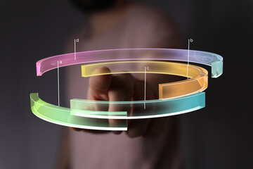 Modern technology, data analysis, digital transformation, futuristic interface, innovative solutions,  business analytics,  touchscreen,  progress, growth,