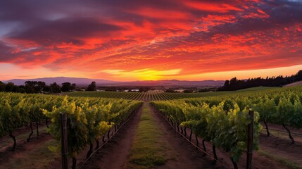 Fototapeta premium sun wine border