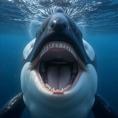 killer whale, AI Generated