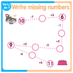 Activities for children. Copy the path. Logical games for children. Vector illustration. Square format of the book funny animals