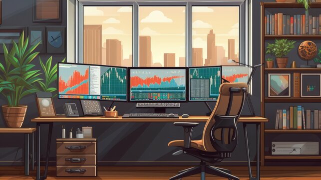 setup trading office
