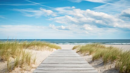 Fototapeta premium horizon white wood