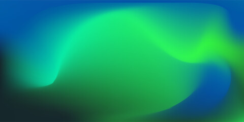 Amazing Blue Green Blur Gradient With Grainy Noise Texture. Abstract Turquoise Mesh and Dynamic Flow Background
