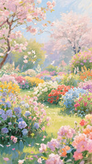 Fototapeta premium pink flowers 