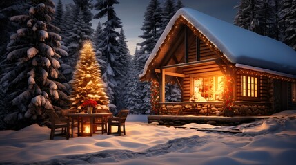 forest romantic winter