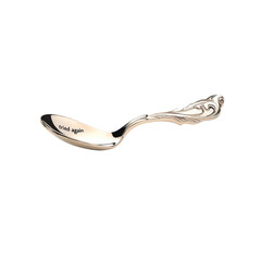 Ornate Spoon with "Tried Again" Inscription - Perseverance, Resilience, and Second Chances Concept
