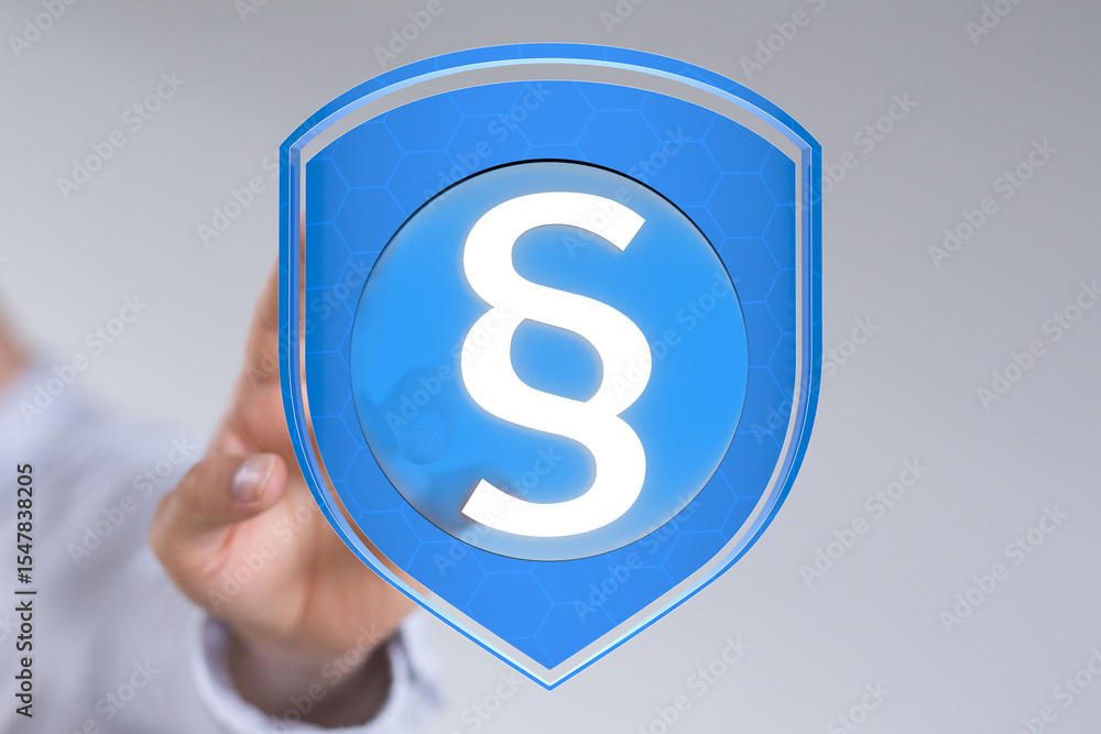 Poster Secure your data with our robust legal protection.  Privacy and security guaranteed.