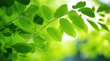 Obraz premium green moringa leaf