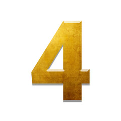 Obraz premium Golden 0 to 9 Numbers Isolated on Transparent Background – Luxury Metallic PNG Set