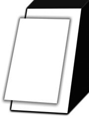 3D Blank Poster Png