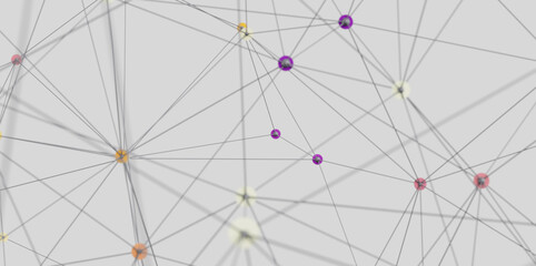 Stock photo of an abstract network.  Ideal for technology, connection, and communication concepts.