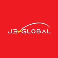 vector logo combination of letters J, G and number 3