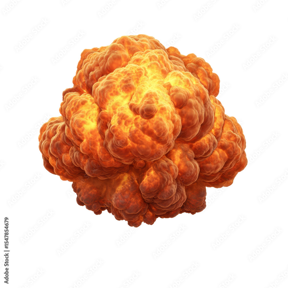 Poster explosive fireball erupting from ground with intense heat and bright flames creating dramatic visual