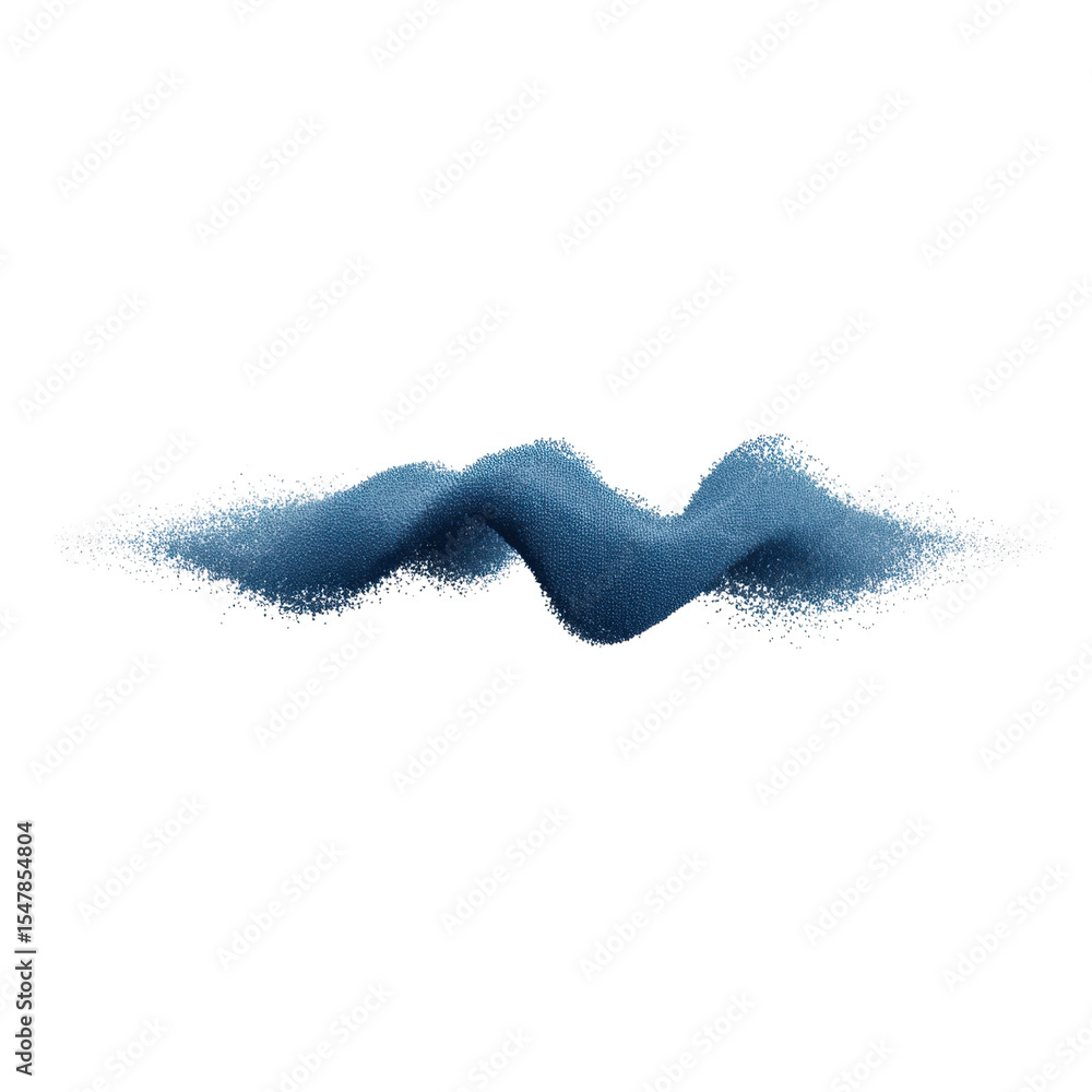 Poster abstract blue wave motion with soft texture creating a fluid and dynamic visual pattern for artistic