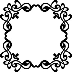 Ornamental Floral Frame