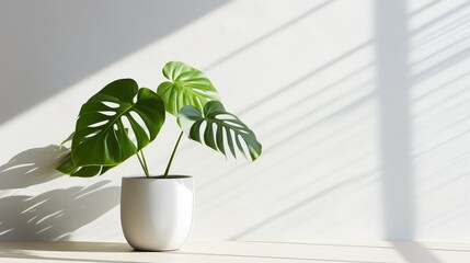 elegance white wall plant