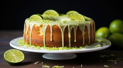 moist green cake