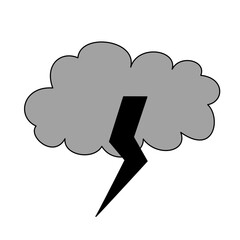 Striking lightning bolt icon, representing power, energy, speed, danger, and electrical concepts.