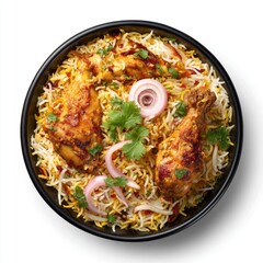 Aromatic chicken biryani