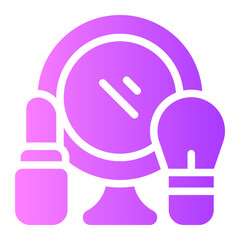 makeup gradient icon