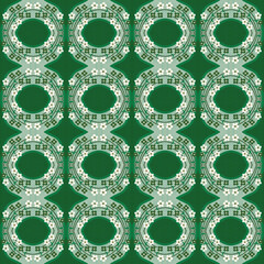 vector seamless pattern with flowers