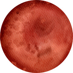 watercolor mars