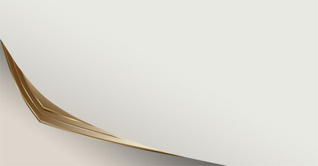 composition of empty space with soft colors and abstract geometric lines in golden brown as background inspiration