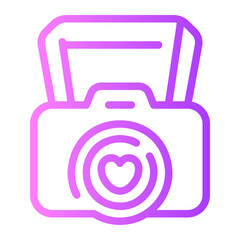 camera gradient icon