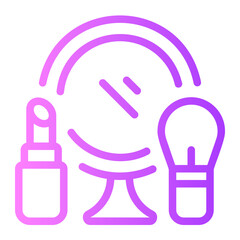 makeup gradient icon