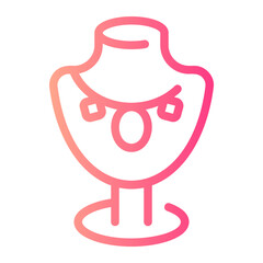 necklace gradient icon