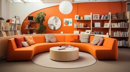 relaxation office orange
