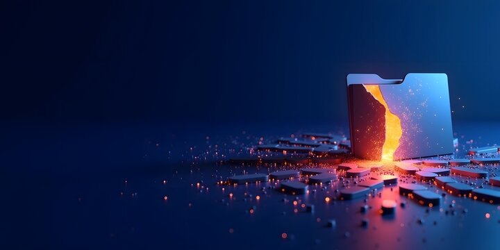 Corrupted Digital Folder with Data Leak