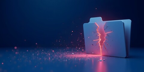Corrupted Digital Folder with Data Leak