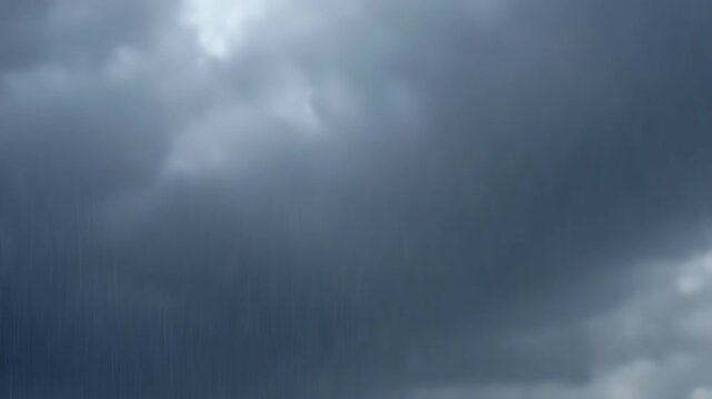 Video of Rain with Cloudy Sky