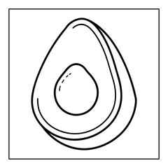 vector illustration of a coloring page