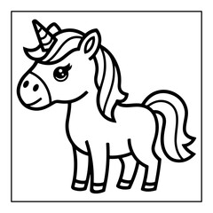 vector illustration of a coloring page
