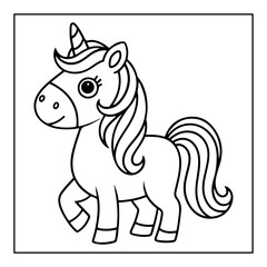 vector illustration of a coloring page