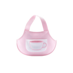 Pink Children's Apron with Teacup Design