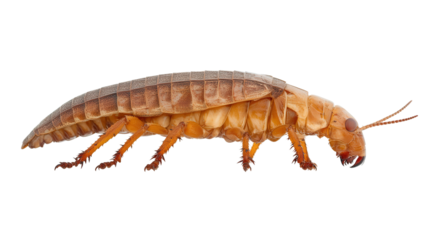 Mole cricket side profile Transparent background, PNG file