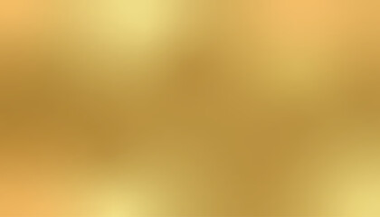 Blurred gold gradient with light glare. Vector background for banners, ads, place for text